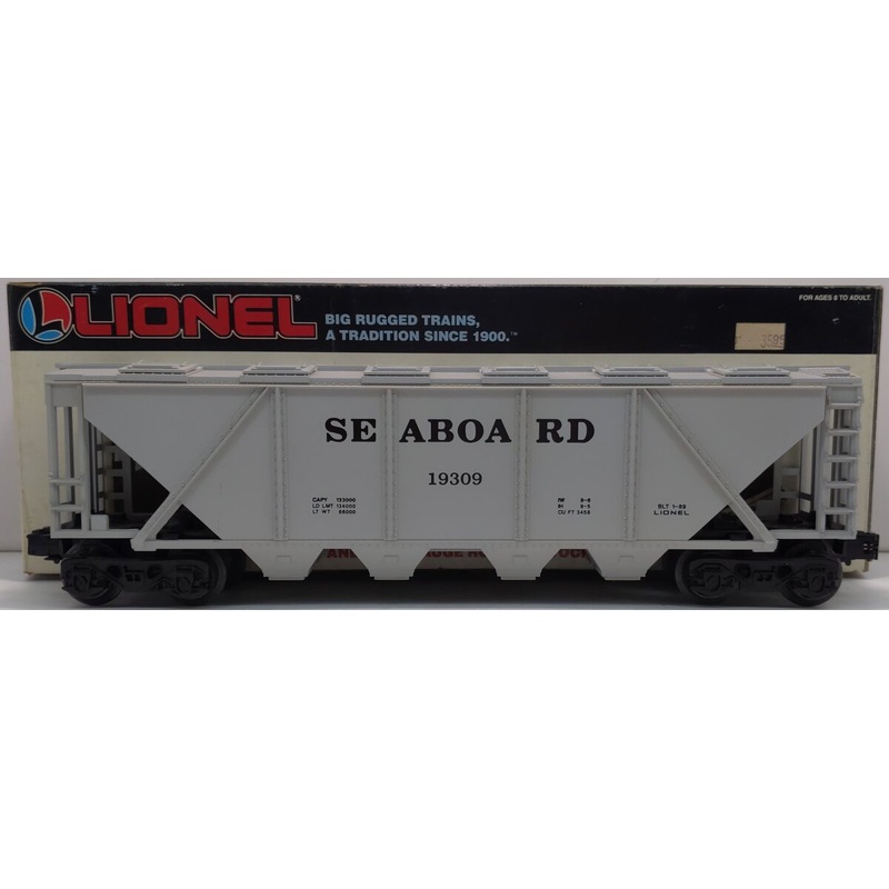 Lionel 6-19309 O Gauge Seaboard Quad Covered Hopper LN/Box