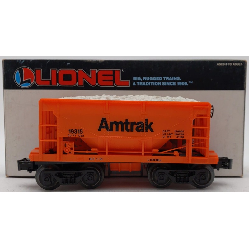 Lionel 6-19315 O Gauge Amtrak Ore Car w/ Ore Load EX/Box