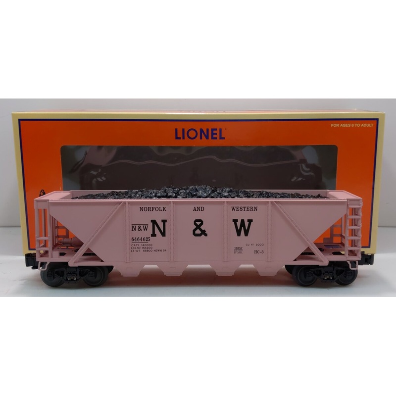 Lionel 6-19357 O Gauge Archive Norfolk & Western Quad Hopper #6464625 LN/Box