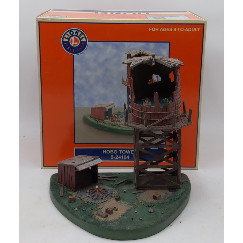 Lionel 6-24104 O Gauge Operating Hobo Tower LN/Box