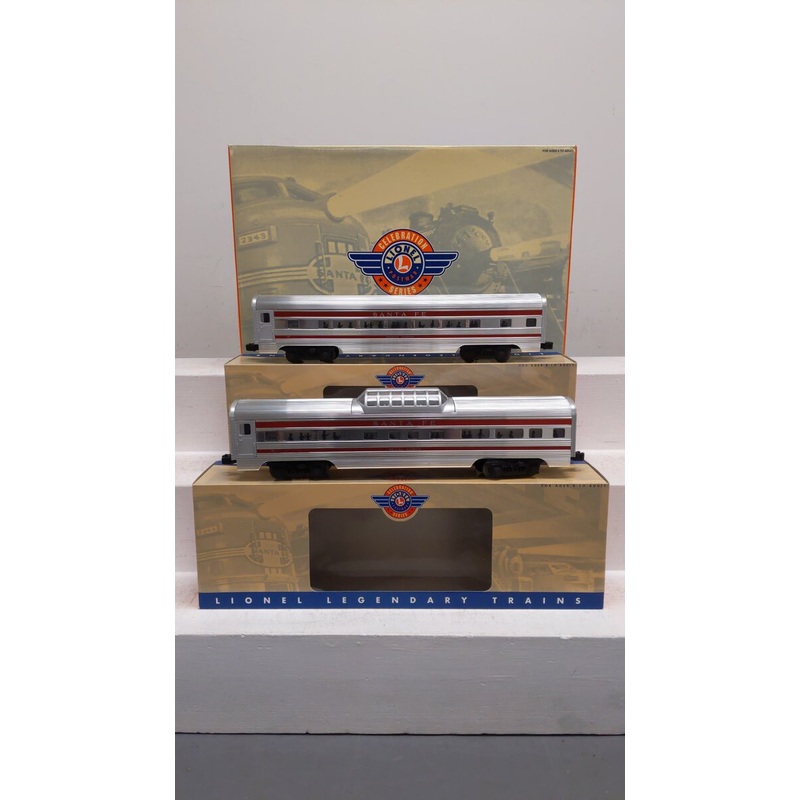 Lionel 6-25446 O Santa Fe Super Chief Passenger Cars (Pack of 2) EX/Box