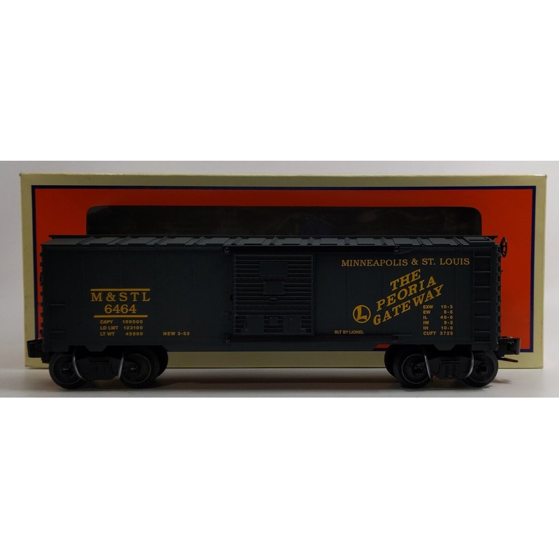 Lionel 6-27791 O Gauge Archive Minneapolis & St. Louis 6464-05 Boxcar #6464 LN/Box