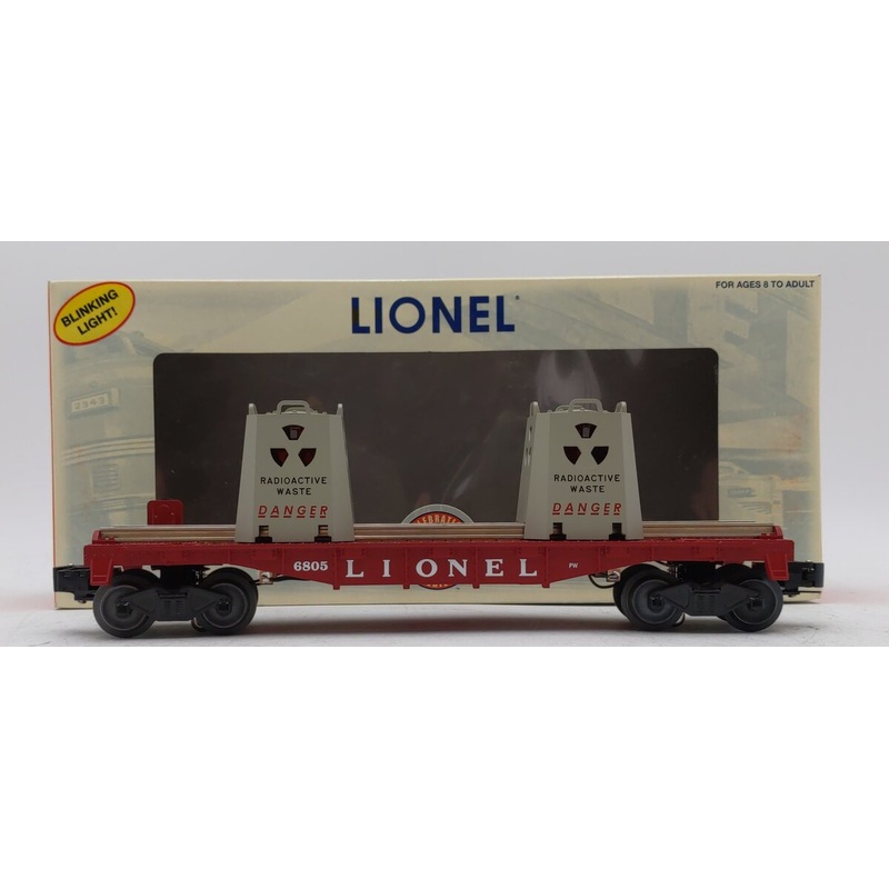Lionel 6-29829 O Gauge Radioactive Waste Car #6805 EX/Box