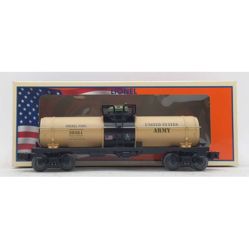 Lionel 6-39399 O Gauge U.S.A Army Tank Car #39384 LN/Box