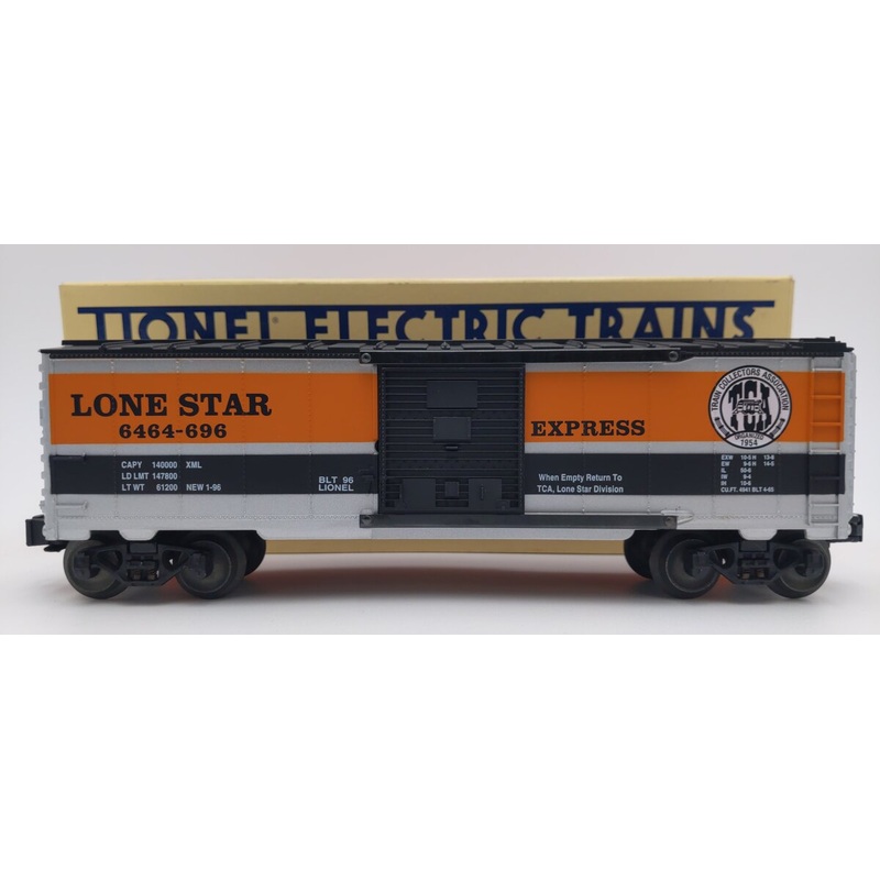Lionel 6-52093 O Gauge TCA Lone Star Division Express Boxcar #6464-696 EX/Box