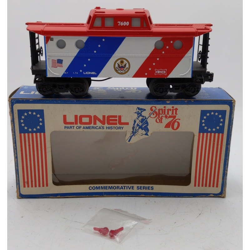 Lionel 6-7600 O Gauge Spirit of 76 N5C Porthole Lighted Caboose EX/Box