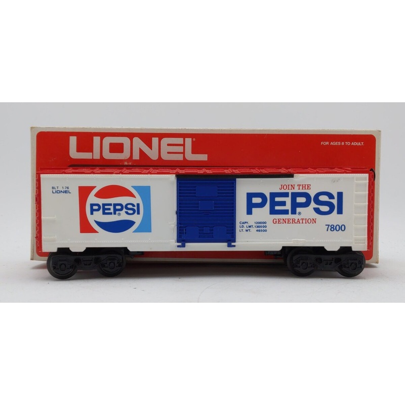 Lionel 6-7800 O Gauge Pepsi Boxcar VG/Box