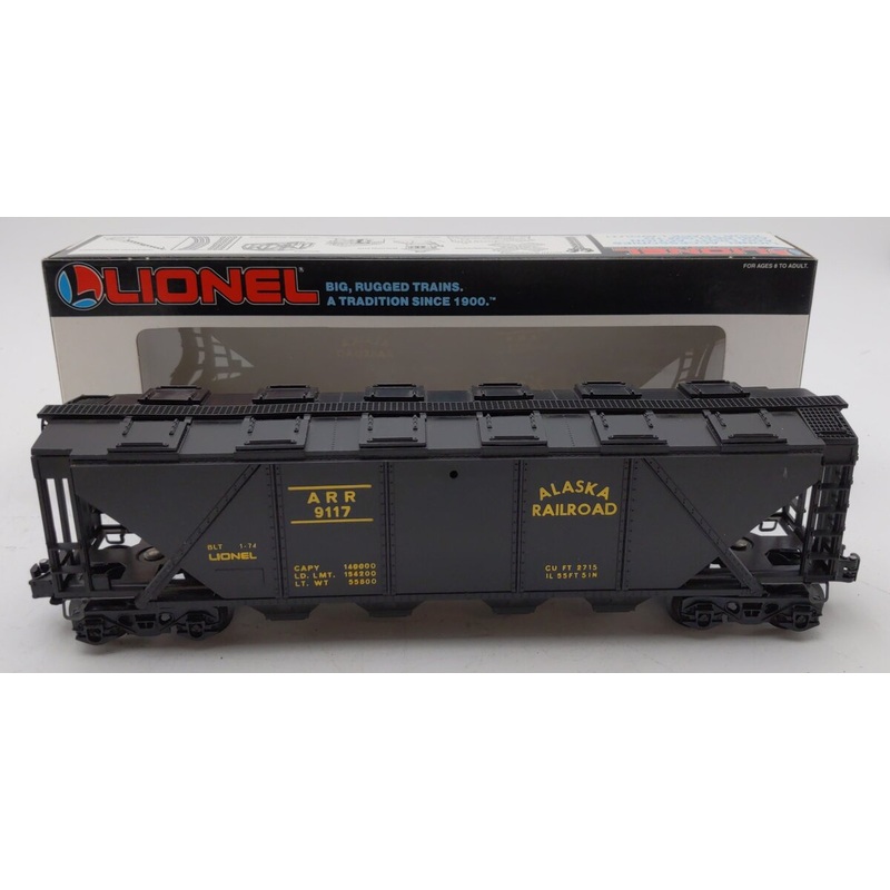 Lionel 6-9117 O Gauge Alaska Railroad Covered Quad Hopper #9117 LN/Box