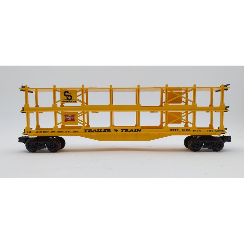 Lionel 6-9126 O Gauge Chesapeake and Ohio Auto Carrier VG