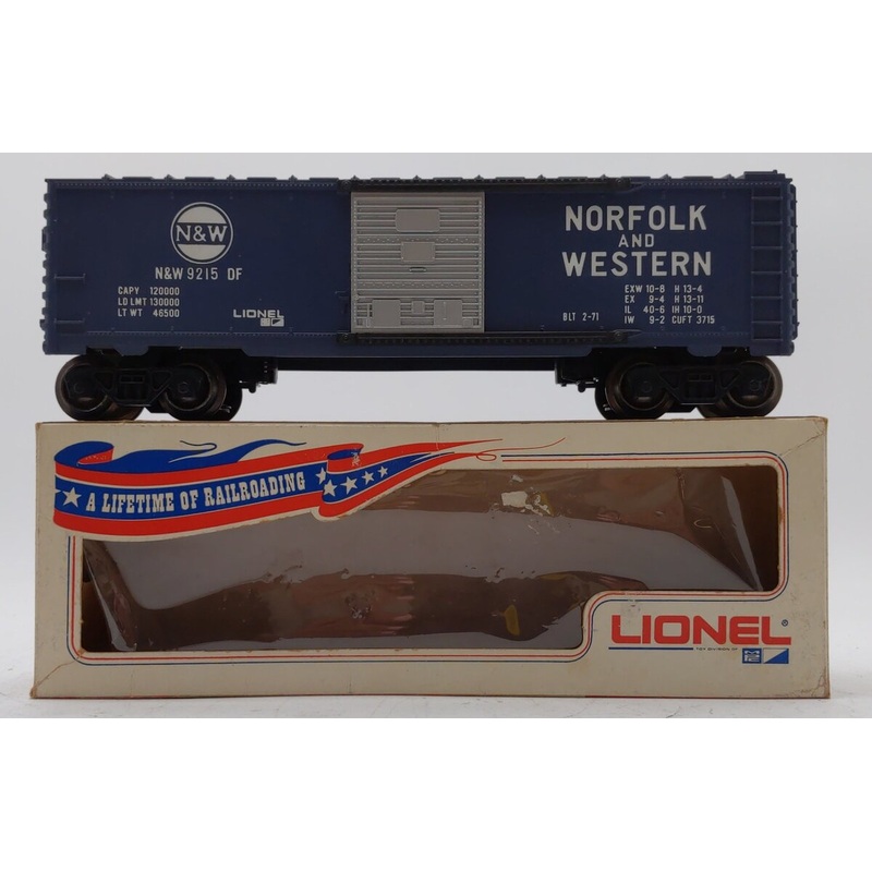 Lionel 6-9215 O Gauge Norfolk & Western Boxcar #9215 VG/Box