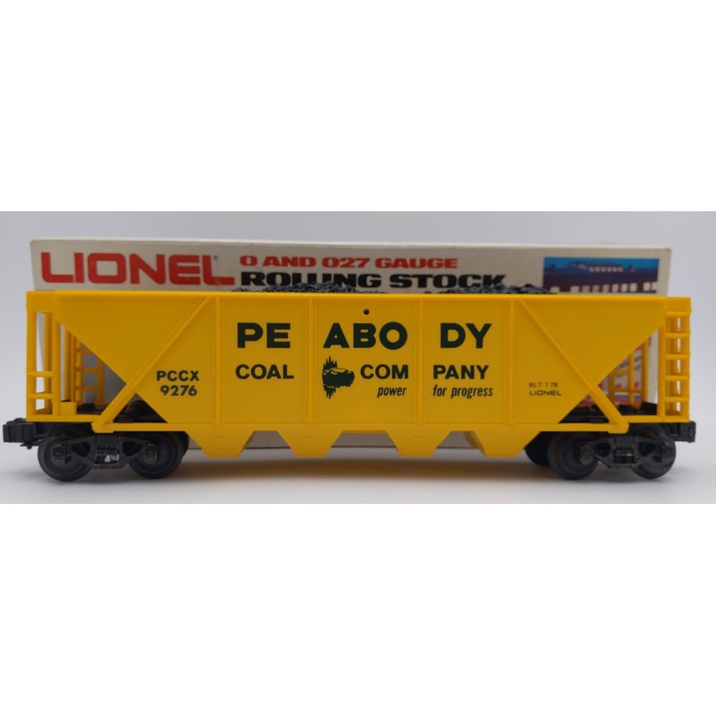 Lionel 6-9276 O Gauge Peabody 4-Bay Hopper LN/Box