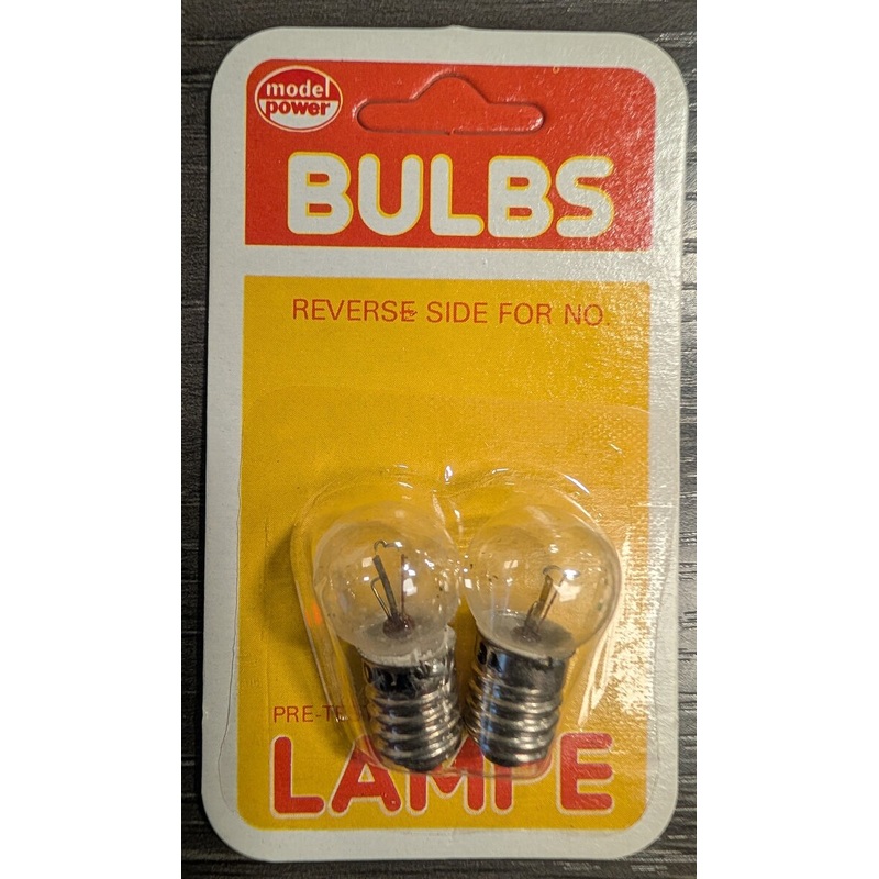 Model Power 258-96C Flasher Screw Base Bulbs (Set of 2)