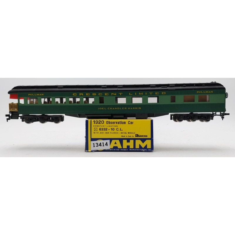 AHM 6332-10 HO Crescent Limited Joel Chandler Harris Pullman Observation Car LN/Box