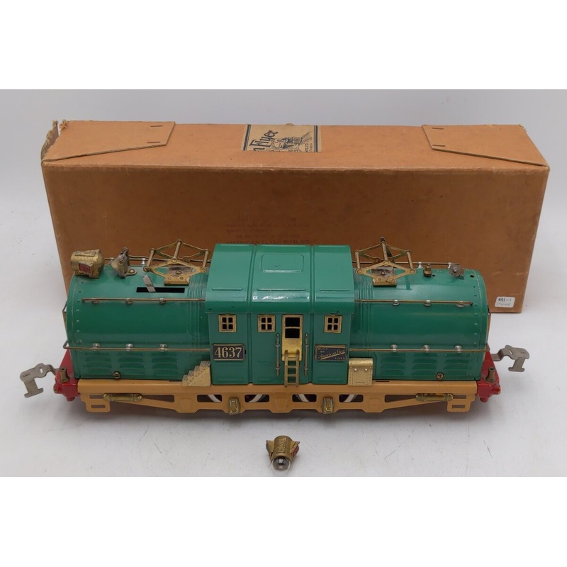 American Flyer 4637 Vintage Std Gauge Shasta Tinplate Electric Locomotive EX/Box