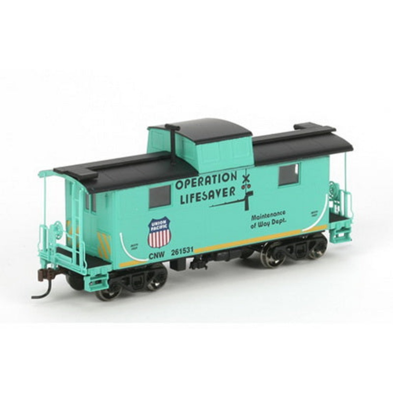 Athearn 74357 HO Union Pacific RTR Eastern 4-Window Caboose #261531 NIB
