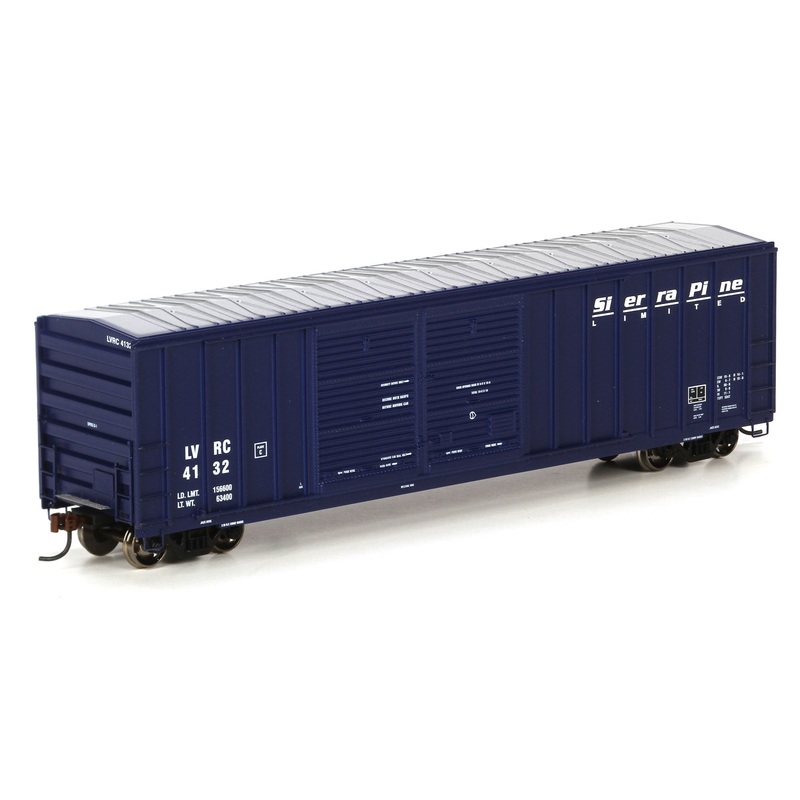 Athearn 98408 HO Lamoille Valley 50′ FMC Offset Double Door Boxcar #4132 NIB