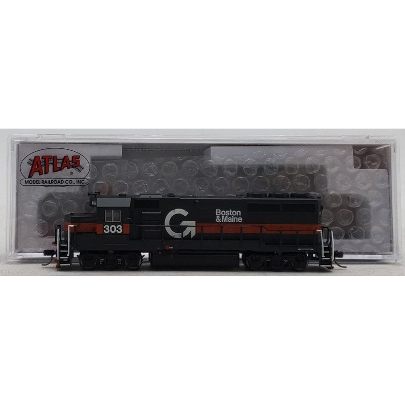 Atlas 40004729 N Scale GRS B&M GP40-2  Diesel Locomotive #303 W/Sound LN/Box