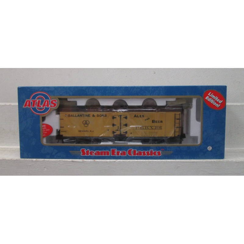 Atlas 8173-6 Ballantine Beer O 40′ Rebuilt Wood Reefer #106 – 3Rail NIB