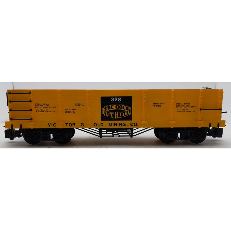 Bachmann 93747 G Scale Victor Gold Mining Gondola #328 EX