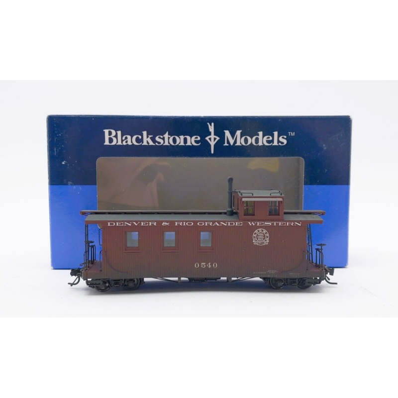 Blackstone Models 340957W HOn3 DRGW Long Weathered Caboose #0540 NIB