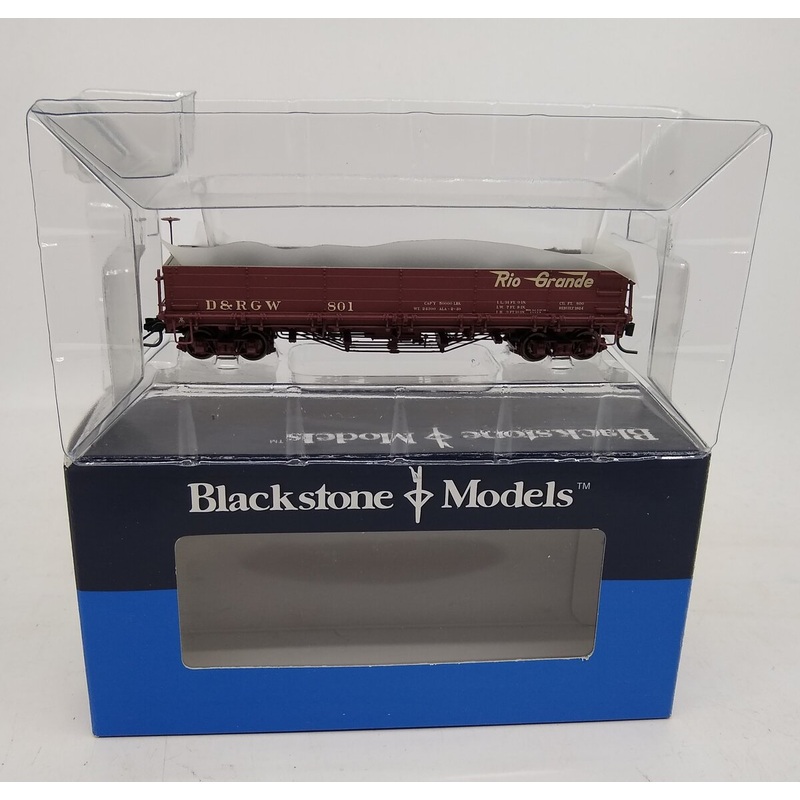 Blackstone Models B340551 Hon3 D&RGW Drop Bottom Gondola #801 NIB