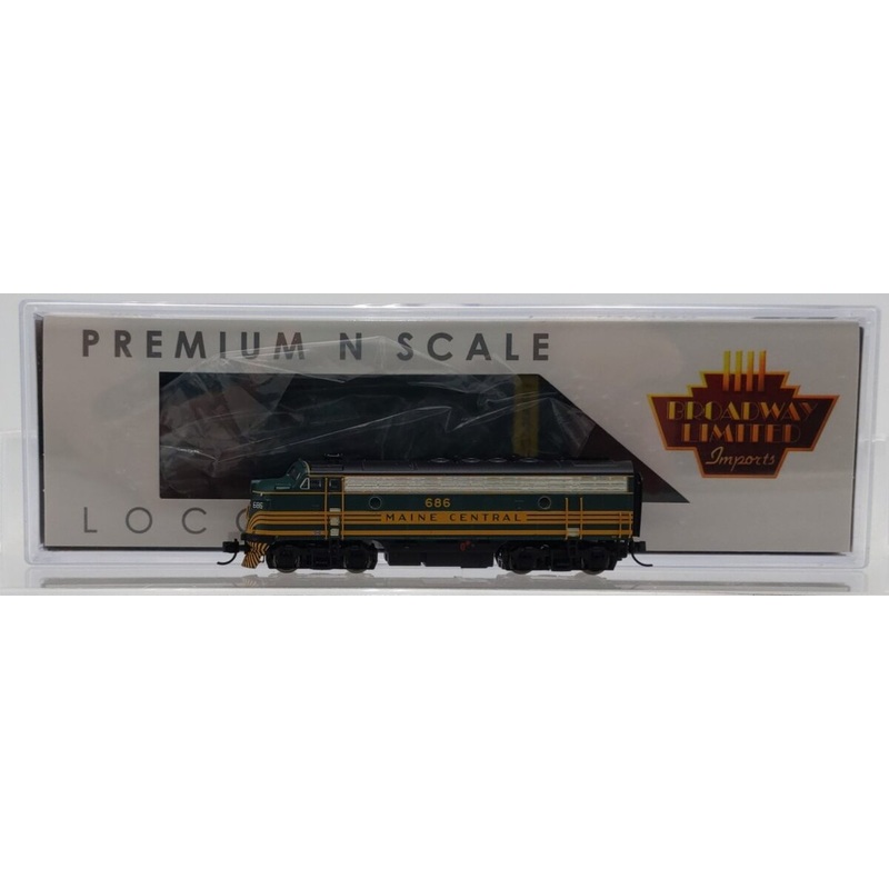 Broadway Limited 7734 N MEC EMD F3A Diesel Locomotive Sound/DC/DCC #686 EX/Box