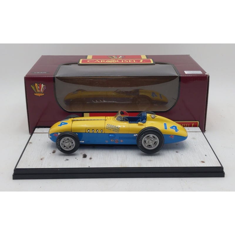 Carousel 1 4510 1:18 Bob Veith Indy 500 1956 Kurtis Kraft Roadster #14 LN/Box