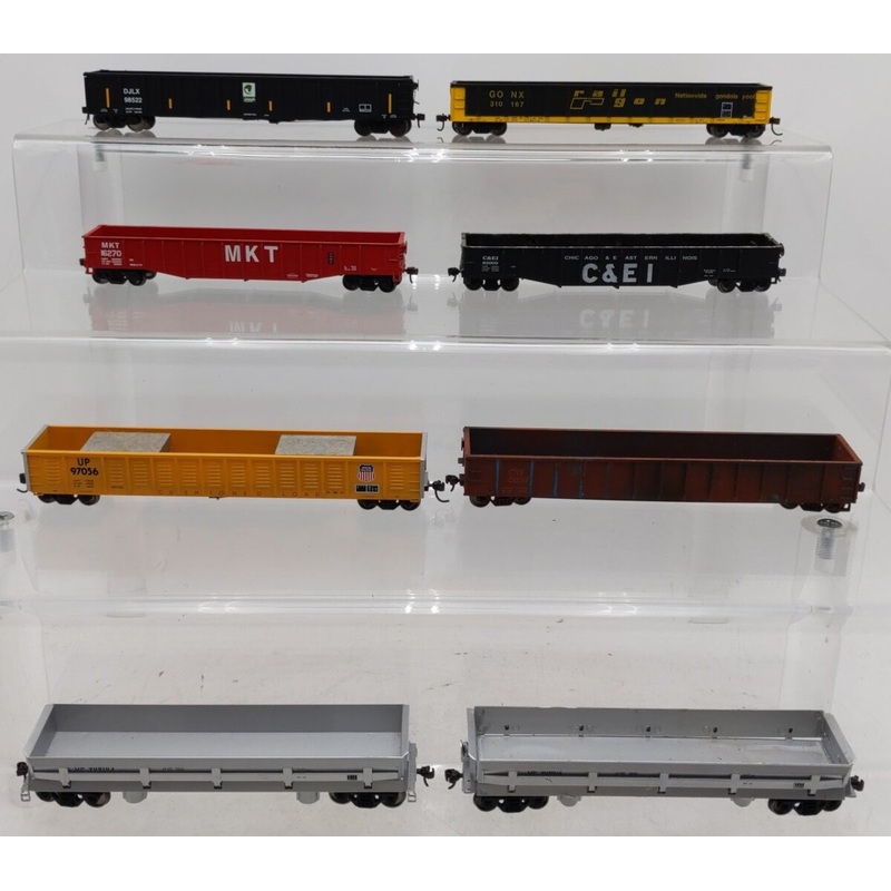 HO Scale Assorted Custom Freight Cars  [8] VG