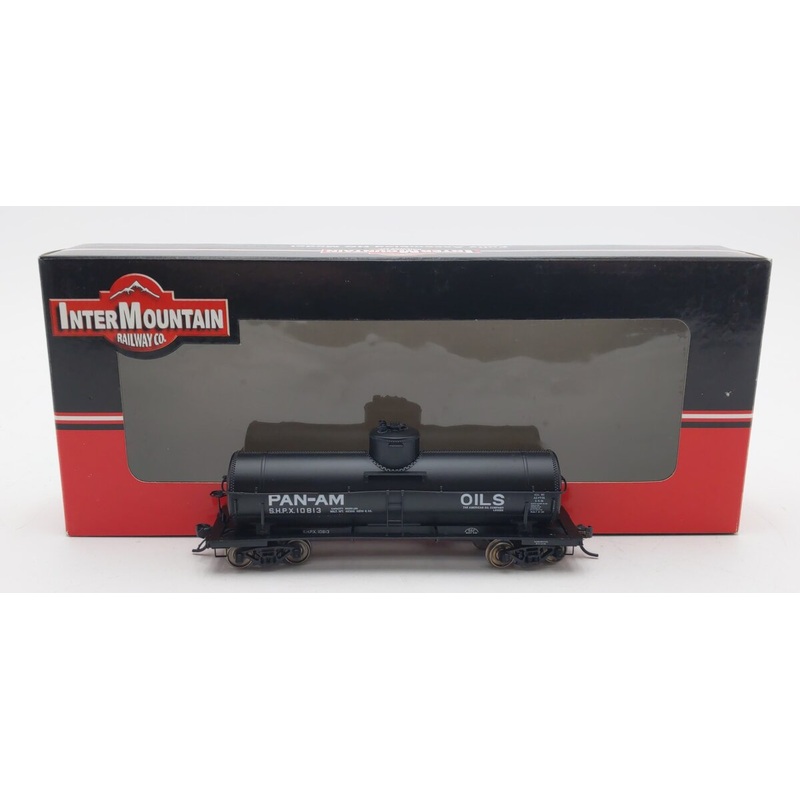 InterMountain 46210-17 HO Scale SHPX Pan-Am Oil 10,000 Gallon Tank Car #10813 EX/Box