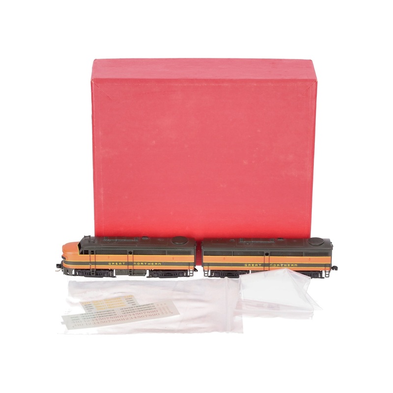 Key Model Trains N Scale BRASS Great Northern Alco FA-1/FB-1 Diesel Engine Set LN/Box