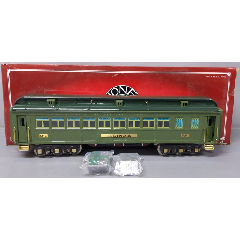 Lionel 6-13407 Standard Gauge Illinois Passenger Car #1414 EX/Box