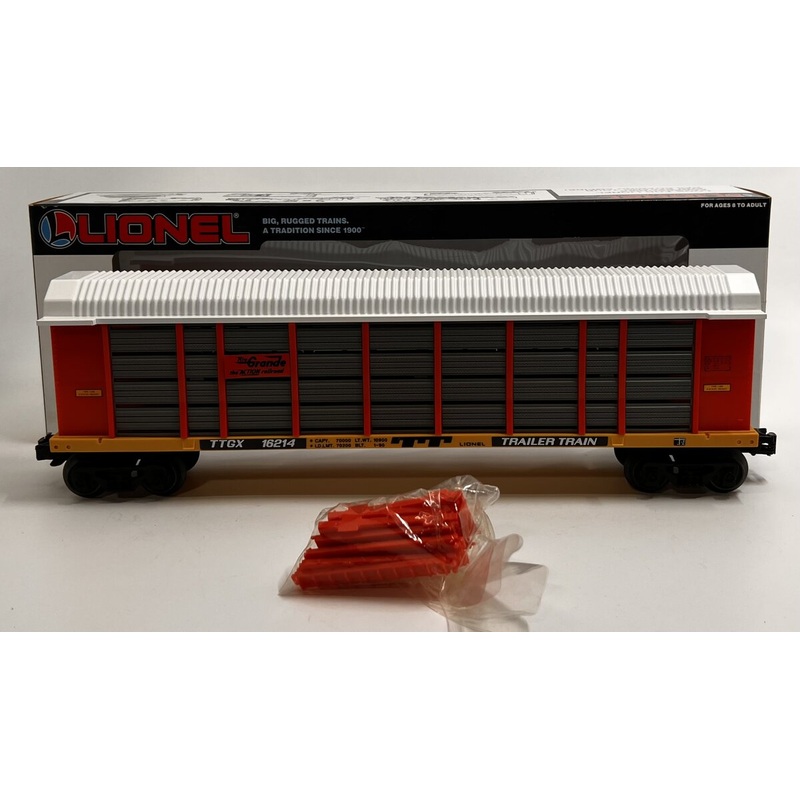 Lionel 6-16214 O Gauge Denver & Rio Grande Two Tier Auto Carrier NIB