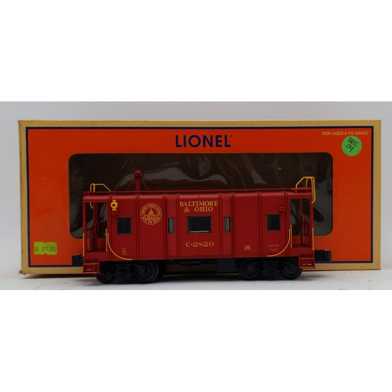 Lionel 6-17647 O Gauge Baltimore & Ohio I-12 Illuminated Caboose #C-2820 EX/Box