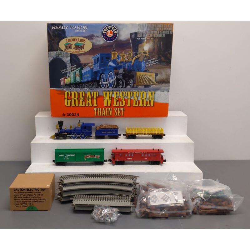 Lionel 6-30034 O Gauge Great Western Steam Train Set LN/Box
