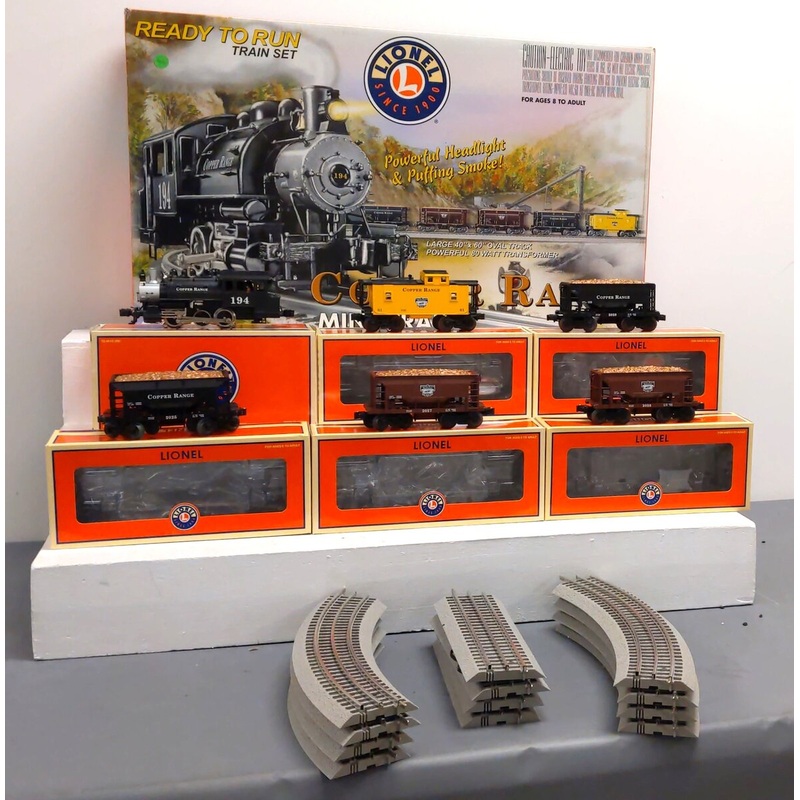 Lionel 6-31990 Copper Range Mine O Gauge Steam Train Set LN/Box