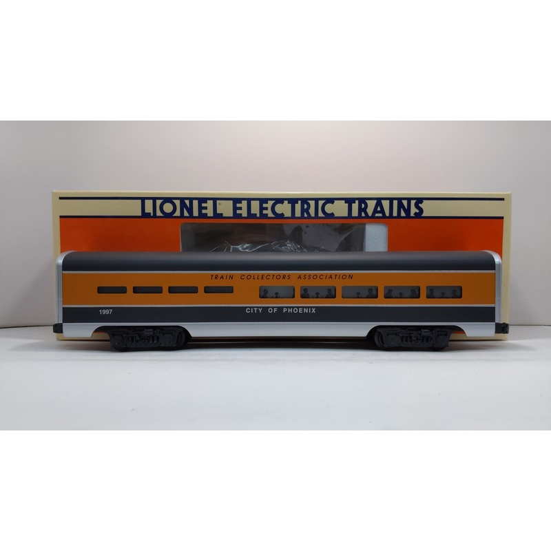 Lionel 6-52106 O Gauge TCA 1997 City of Phoenix Aluminum Diner Car NIB