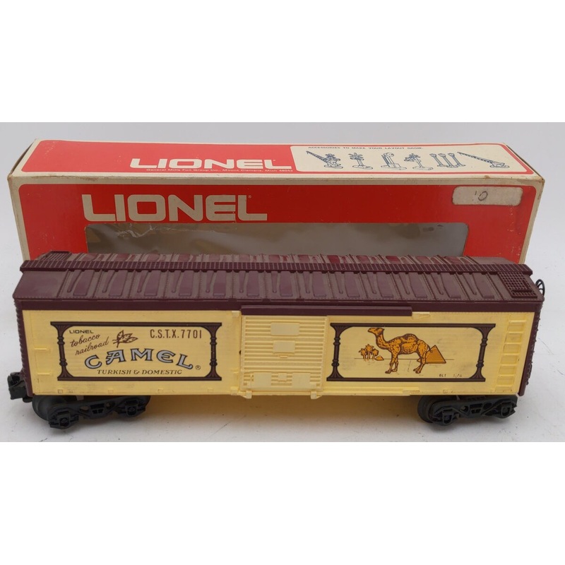 Lionel 6-7701 O Gauge Camel Billboard Boxcar #7701 EX/Box