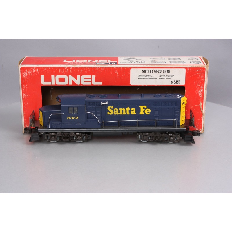 Lionel 6-8352 O Gauge Santa Fe GP-20 Powered Diesel Locomotive #8352 LN/Box