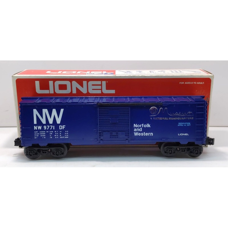 Lionel 6-9771 O Norfolk and Western Boxcar (TCA Version 1977) LN/Box