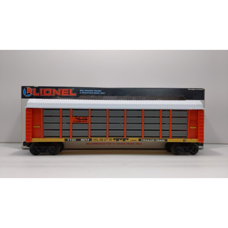 Lionel 6-16214 O Gauge Denver & Rio Grande Two Tier Auto Carrier EX/Box