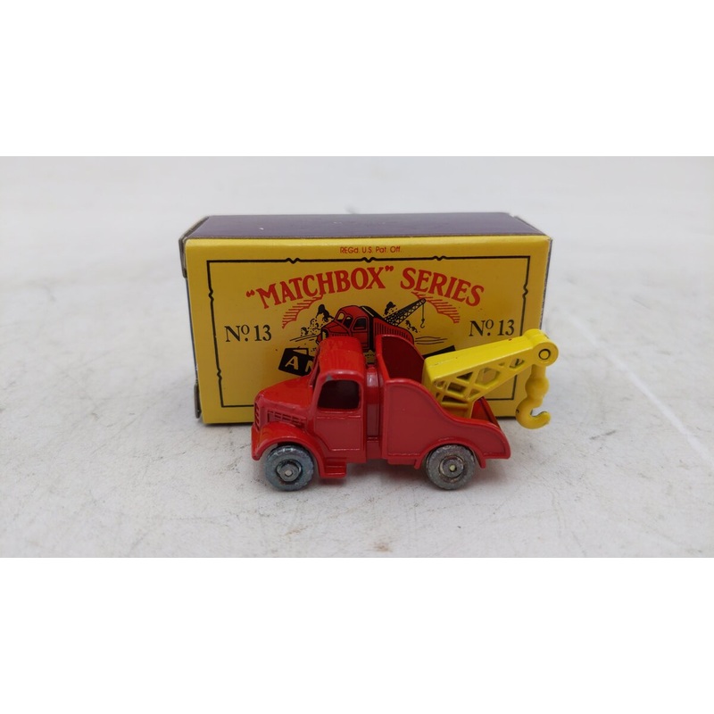 Matchbox 11970 1:64 Series No.13 A Moko Lesney Product Red and Yellow Tow Truck EX/Box