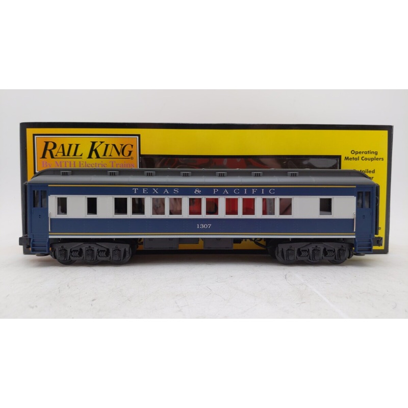 MTH 30-6222 O Gauge Texas & Pacific Madison Passenger Car #1307 EX/Box