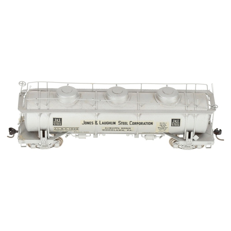 NWSL HO BRASS Jones & Laughlin 20,000 Gallon Tank Car – Painted VG