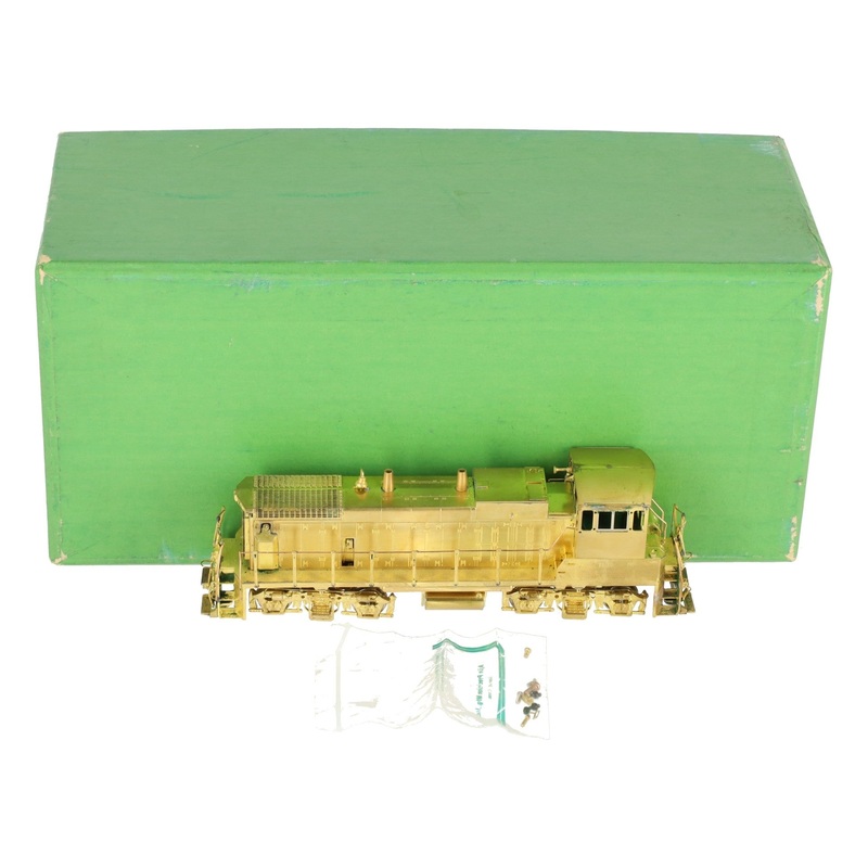 Overland Models HO Brass EMD MP15 D-C w/ Full Railing- Unpainted EX/Box