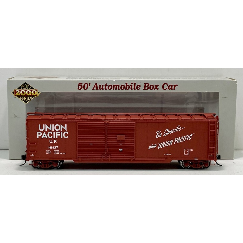 Proto 2000 30335 HO Scale Union Pacific 50′ Automobile Boxcar #161427 NIB