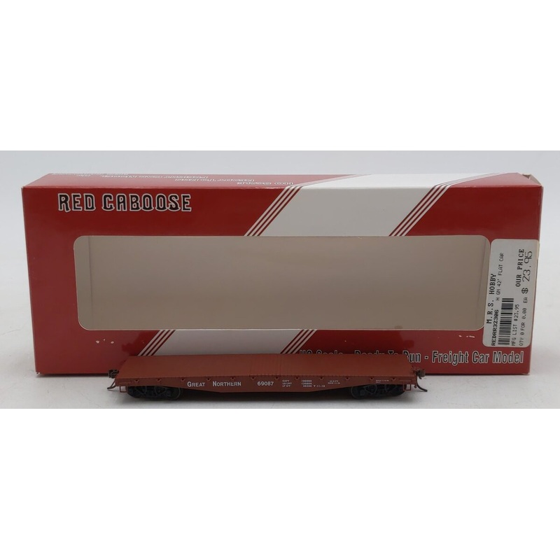 Red Caboose RR-32303-9 HO Great Northern 42′ Flatcar #69087 NIB