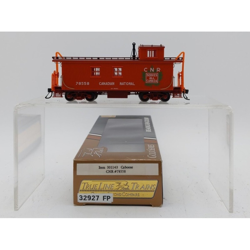 True Line Trains 301143 HO Scale Canadian National Caboose #78558 LN/Box
