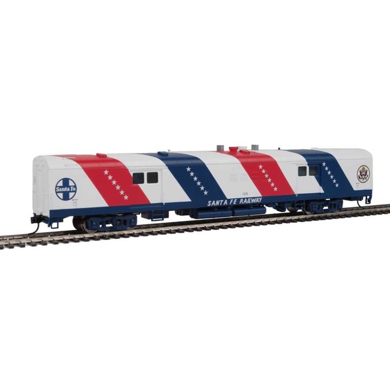 Walthers 920-15653 HO Atchison Topeka Santa Fe 74′ P-S Steam Generator Car MT/Box