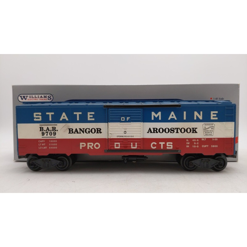 Williams WAL59 O Gauge State of Maine Boxcar #9709 EX/Box