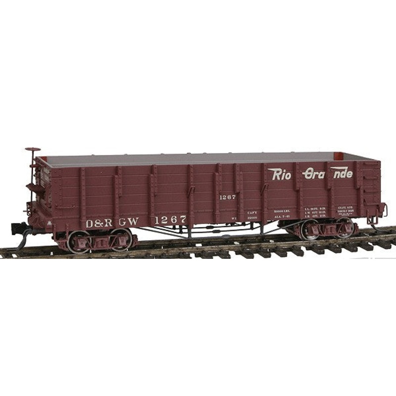 Blackstone Models 340405 HOn3 DRGW 1000 Series High Side Gondola #1267 NIB